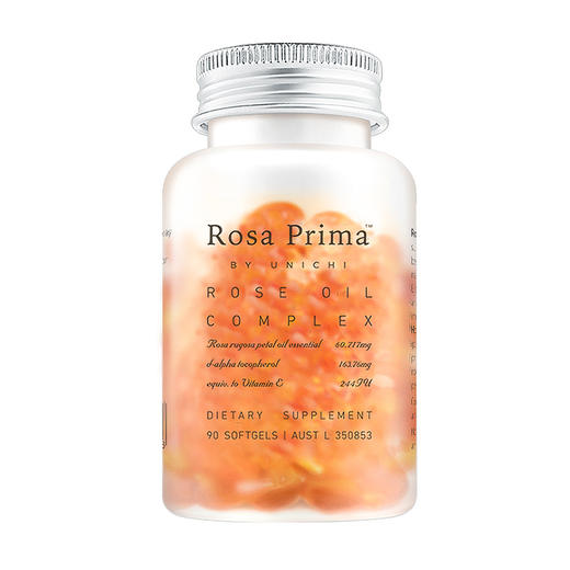 【十二粉丝专属】unichi玫瑰精油小鱼胶囊 90粒/瓶内服+外用（效期到27年1月） 商品图5