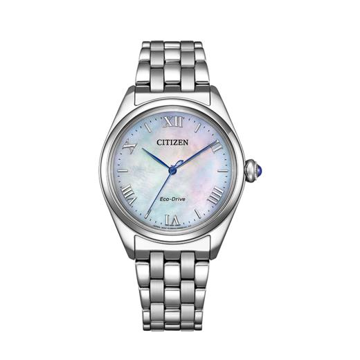 西铁城/CITIZEN光动能表盘时尚钢带女士手表EM1140-80D 商品图1