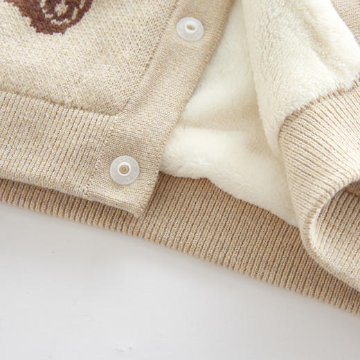 拉比-童衣类（冬）H4小熊棉线全开外套（PH) 商品图3