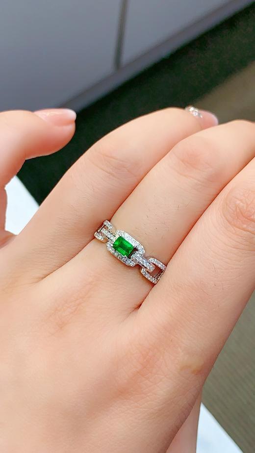 0.37ct 祖母绿戒指 商品图4