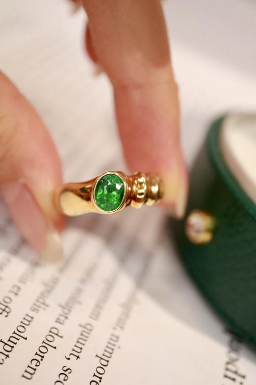 1.13ct 沙弗莱戒指 商品图2