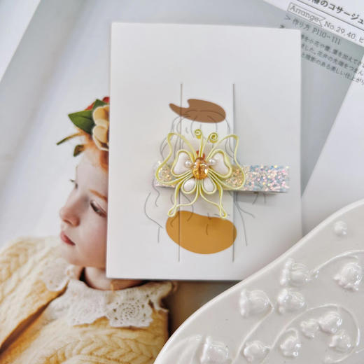 very one国风艺术盘扣 蝴蝶边夹 商品图2