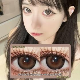 PINKG半年抛·奶油波力·14.5mm(着色参考13.6mm) 0-800度(无525/575) 韩产进口·(建议佩戴3-4个月左右更换)