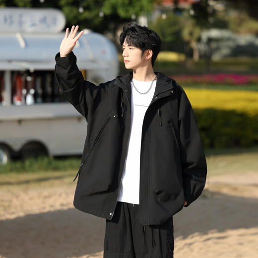 senlinjeepsd秋季情侣冲锋衣 | 防水防污防风 立体版型 透气不闷热 舒适百搭 男女同款 商品图0