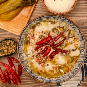 中洋鱼天下 速冻老坛酸菜鱼1.541kg 快手菜配料包