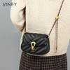 菱格小方包 | VINEY含牛皮时尚百搭高级感单肩斜挎包精致优雅小金球女包4426 商品缩略图6