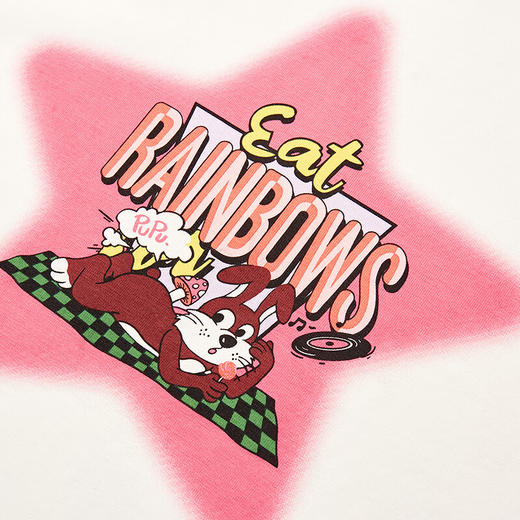 【MQD】童装女大童春新款学院风插肩袖撞色百搭甜美圆领T恤 商品图3