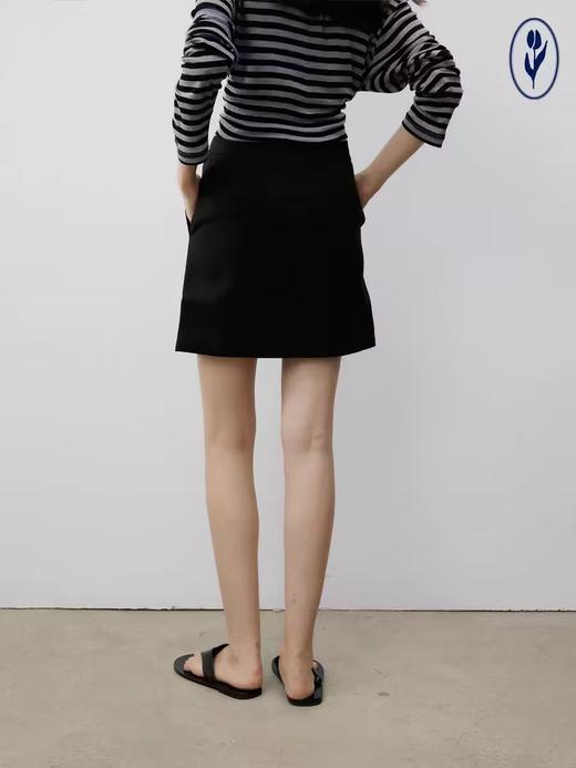 shyshystill/shy202404022/不易皱面料双口袋带防走光裤裙 商品图2