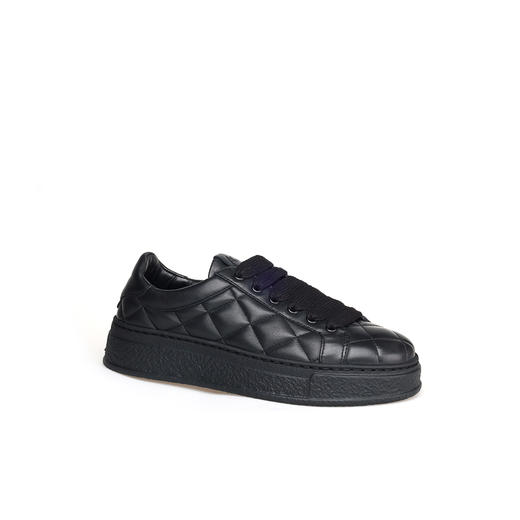 豪麟名鞋AGL女鞋时尚休闲鞋羊皮革AG946002X黑色 商品图0