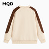【MQD】童装儿童春新款学院风复古撞色字母休闲圆领卫衣9641W0681 商品缩略图1