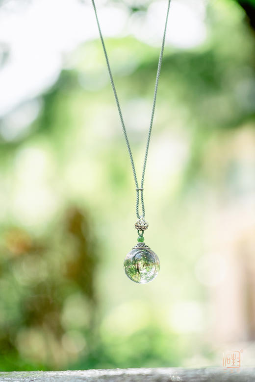 三生石白水晶花好月圆系列~白水晶球 商品图3