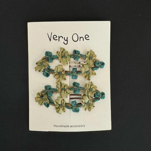 very one 进口木马缎带 水滴夹对夹 商品图7