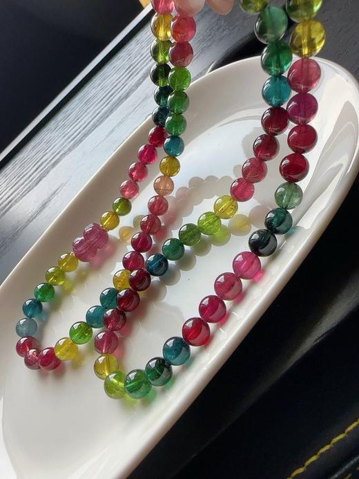 47.3g 7mm 碧玺手链 商品图0