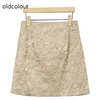 oldcolour复古高腰短裙冬季新款A字显瘦小个子半身裙女O41061151 商品缩略图0