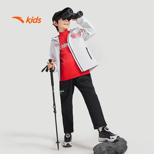 【超值】安踏儿童外套男大童体能训练梭织运动上衣352437604 商品图2