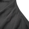 oldcolour秋季新款美式复古撞色开叉显瘦连帽卫衣长裙女P381003A1 商品缩略图3