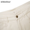 oldcolour白色牛仔裤春季新款高腰显瘦通勤九分直筒裤女P11113418 商品缩略图2