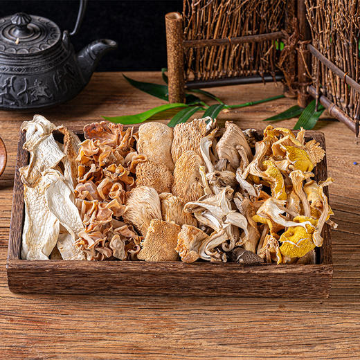 山珍菌菇干货批发礼盒伴手礼食用菌滋补菌菇汤料包新年送礼大礼包 商品图2