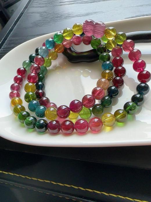 47.3g 7mm 碧玺手链 商品图3