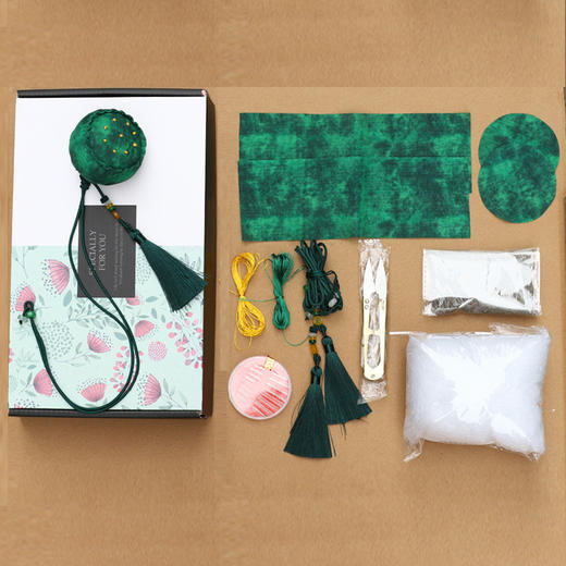 教师节香包香囊diy手工材料包艾草莲蓬荷包空袋刺绣车载挂件礼物 商品图3