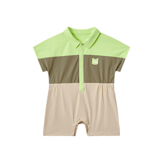 英氏【速干连体衣】夏季透气宝宝连体衣爬服休闲吸湿速干蛤衣 商品图4