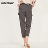 oldcolour春季纯色设计感百搭工装长裤女N13073331 商品缩略图2