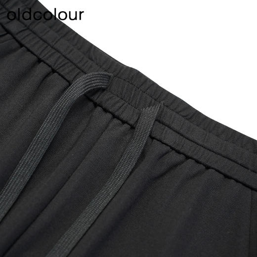 oldcolour秋季新款高腰显瘦喇叭裤修身垂坠感休闲裤女P310704A1 商品图2