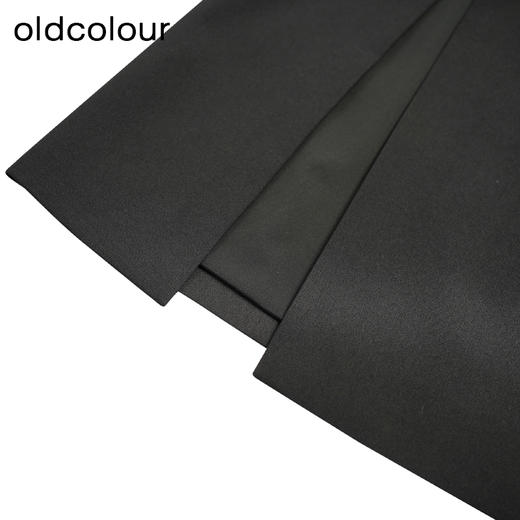 oldcolour秋季新款高腰设计感时尚开叉黑色鱼尾裙女GP31063011 商品图4