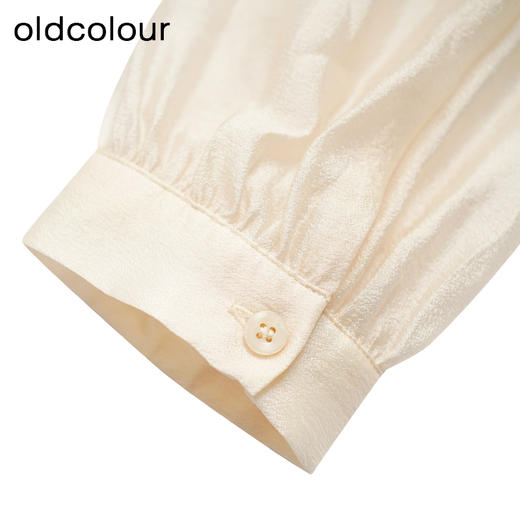 oldcolour秋季新款通勤时尚气质纯色长袖短外套女P380406A1 商品图4