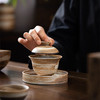 沁茶悦旅丨粗陶三才盖碗 茶具 泡茶 130ml  商品缩略图2