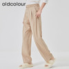 oldcolour2023春季新款简约气质高腰显瘦阔腿西装裤女HO14073224 商品缩略图2