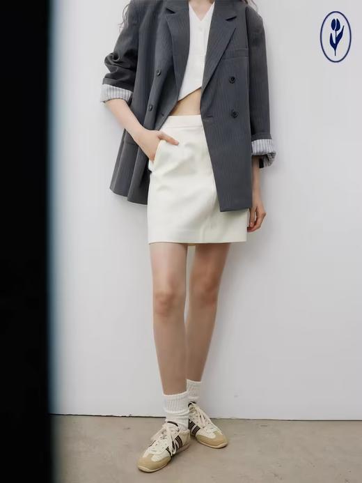 shyshystill/shy202404022/不易皱面料双口袋带防走光裤裙 商品图3