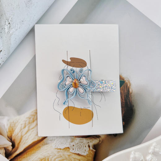 very one国风艺术盘扣 蝴蝶边夹 商品图4