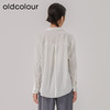 oldcolour2023春季新款白色法式通勤气质宽松长袖衬衫女O13013330 商品缩略图4