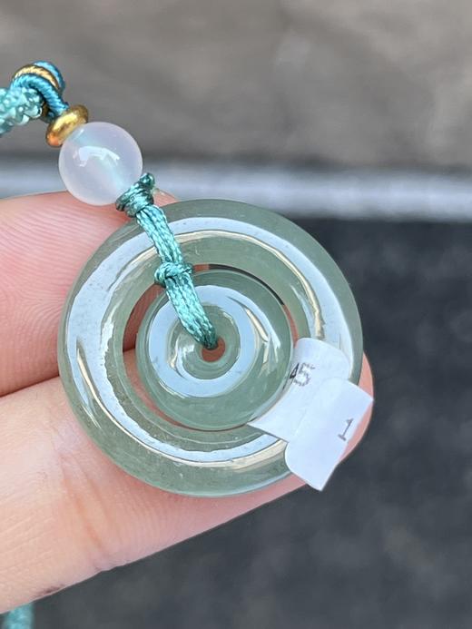 【直播大场福利】冰种翡翠深色子母扣吊坠  吉祥如意 平安顺遂 随机发货 含证书 商品图6