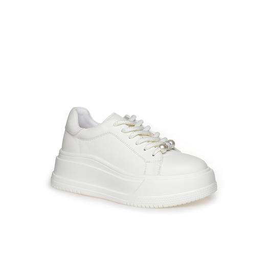 豪麟名鞋奥莱迪嘉女鞋时尚休闲鞋牛皮革DJXXO42WX202白色  原价1960元 商品图0