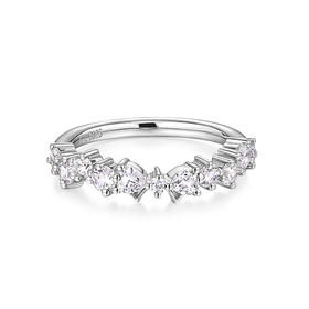 卡蒂罗/KADER 心动蝴蝶结戒指 甜美蝴蝶结满钻轻奢时尚开口可调节单戒一只 闪闪蝶舞在逃公主精致百搭配饰 925银