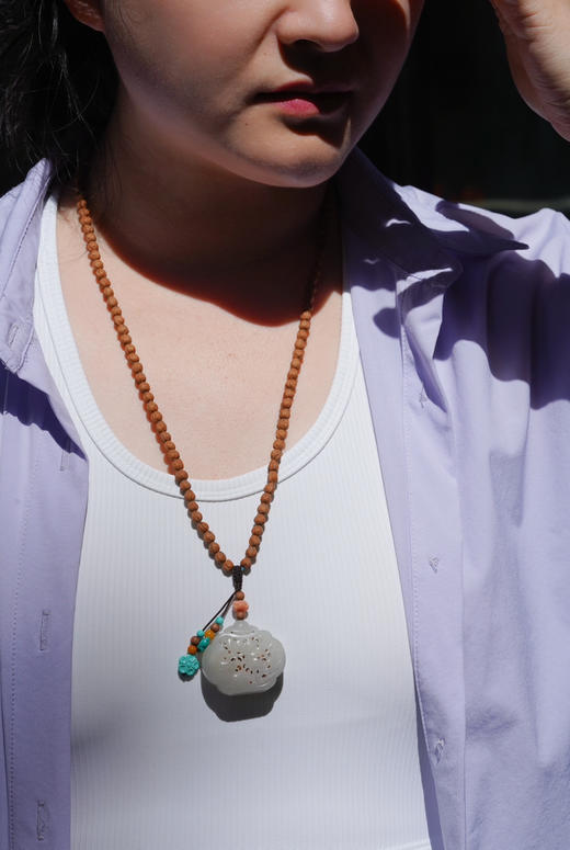 籽料和田玉｜和田玉香囊 商品图4