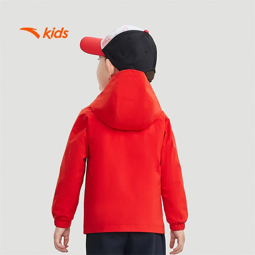 【超值】安踏儿童外套男小童防泼水体适能梭织运动上衣352439602 商品图1