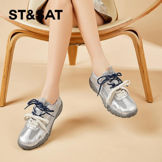 星期六休闲复古拼色双鞋带德训鞋SSC3112E42 商品图9