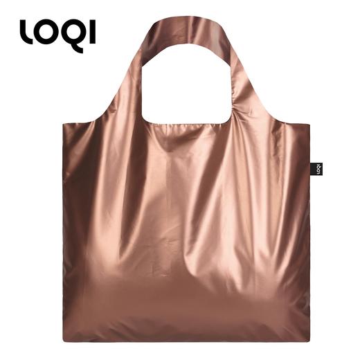 德国LOQI 涂层系列 潮流时尚艺术环保万用袋 折叠大容量单肩手提购物袋承重40斤防泼水 商品图4