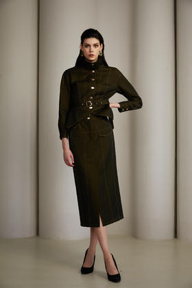 SAFICOO 时尚休闲 不规则下摆设计外套