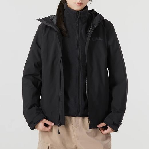 【自营】JackWolfskin/狼爪  秋冬狼爪户外防风三合一冲锋衣女外套 5031991 商品图0