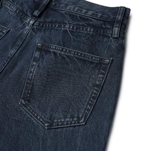 ROMI STUDIO“重磅丹宁”100斜纹棉酵洗石磨炒砂直筒牛仔裤421N9010 商品图3