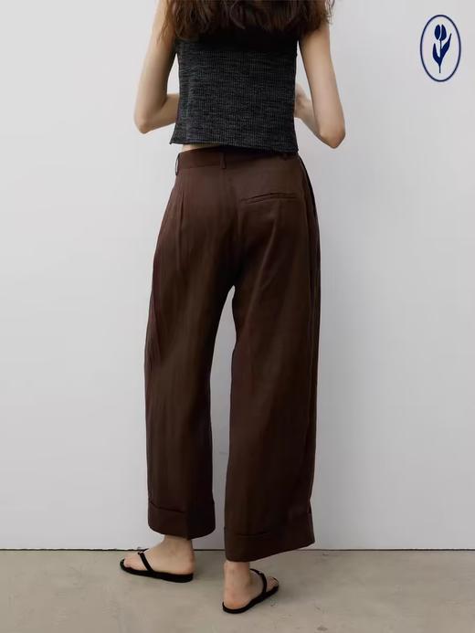 shyshystill/shy202105023/垂荡高品质亚麻长裤 商品图2