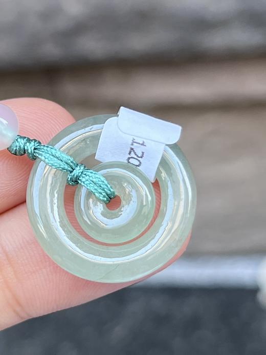 【直播大场福利】冰种翡翠深色子母扣吊坠  吉祥如意 平安顺遂 随机发货 含证书 商品图4