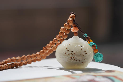 籽料和田玉｜和田玉香囊 商品图3