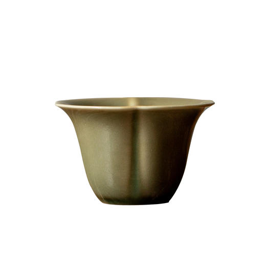 茶香记 越青四叶草小品杯越窑青釉四叶草杯型30ml清秀雅致茶杯 商品图4