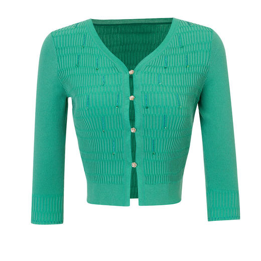 优雅气质针织开衫修身显瘦上衣女MS85JA026 商品图0