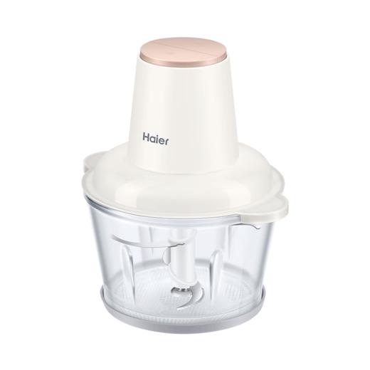 海尔海尔绞肉机 家用电动 小型强力多功能 全自动搅拌机 碎肉打馅蒜泥 HDKJRY1201 商品图1